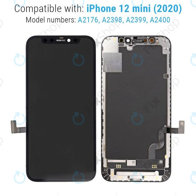 Apple iPhone 12 Mini - LCD Displej + Dotykové Sklo + Rám Hard OLED FixPremium