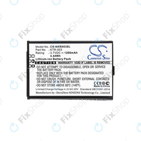 Baterie pro Nintendo New 3DS, 1200mAh, Li-Ion, 3.7V, KTR-003, HQ