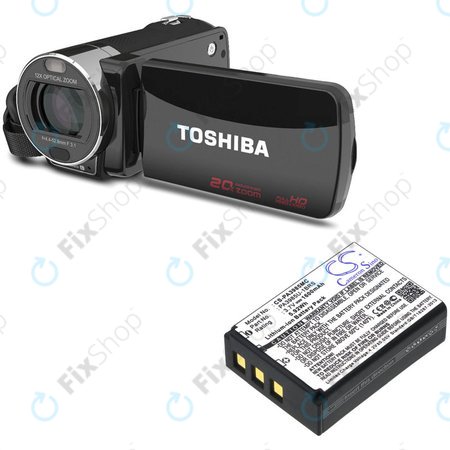 Baterie pro Toshiba Camileo X200, X400, 1600mAh, Li-Ion, 3.7V, PA3985, HQ