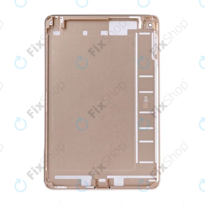 Apple iPad Mini 4 - Bateriový Kryt WiFi Verze (Zlatá)