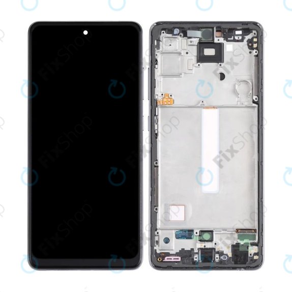Samsung Galaxy A52 4G A525F - LCD Displej + Dotykové Sklo + Rám (Awesome Black) OLED