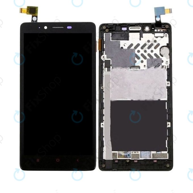 Xiaomi Redmi Note 4G - LCD Displej + Dotykové Sklo + Rám (Black) TFT