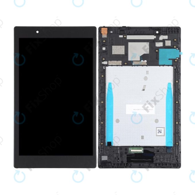 Lenovo Tab 4 TB-8504F - LCD Displej + Dotykové Sklo + Rám (Black) TFT