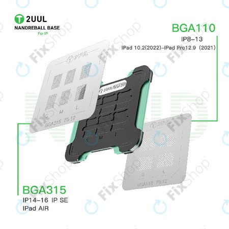 Magnetická základna pro reballing NAND, oboustranná, 2UUL BH16