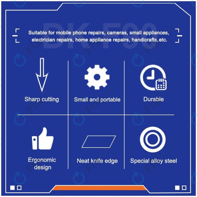 Relife DK-F90 - 90° Ploché Kleště