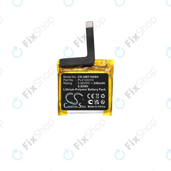 Baterie pro Amazfit GTS, 240mAh, Li-Pol, 3.85V, PL412221H, HQ