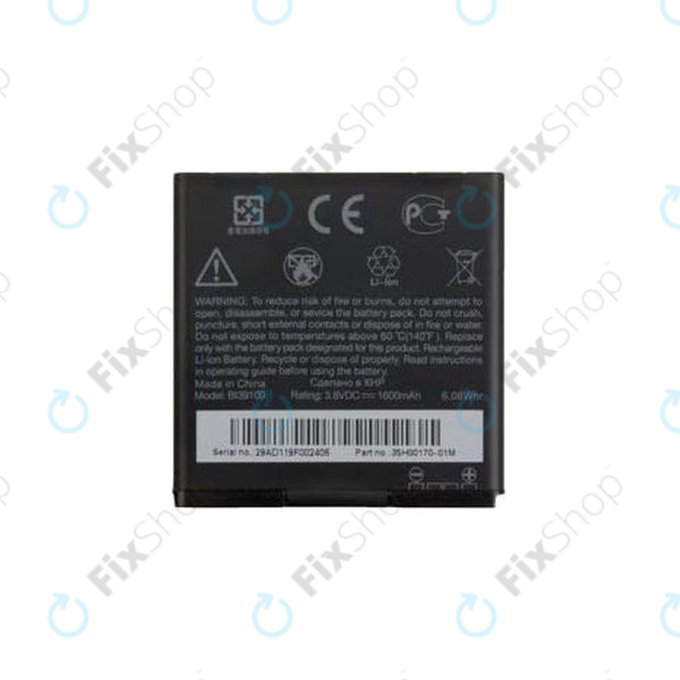 HTC Sensation XL - Baterie BI39100 1600mAh