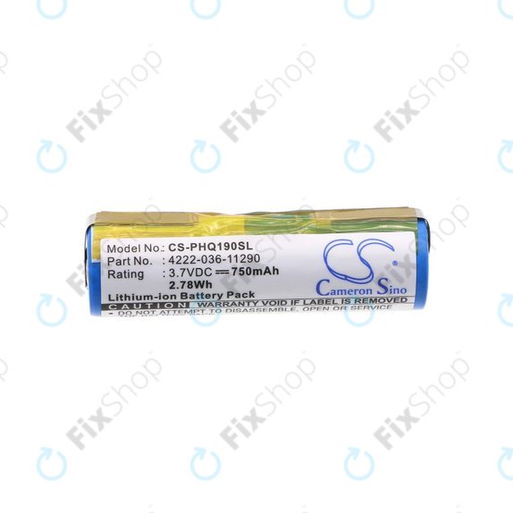 Baterie pro Philips 8895XL, 750mAh, Li-Ion, 3.7V, 036-11290, HQ