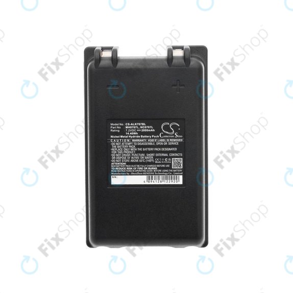 Baterie pro Autec FUA10, UTX97 Transmitter, 2000mAh, Ni-MH, 7.2V, MH0707L, HQ