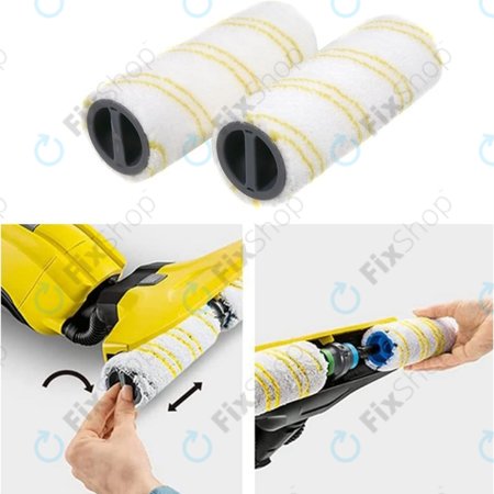 Kärcher FC 3, FC 5, FC 7 - Sada Válců na Všechny Typy Povrchů (Žlutá)