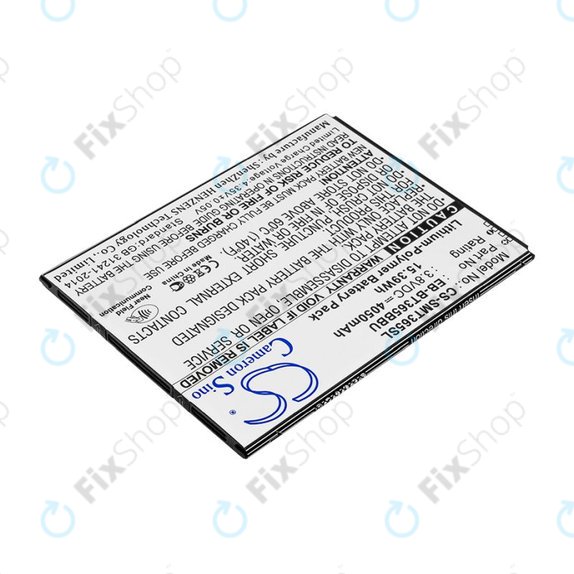 Baterie pro Samsung Galaxy Tab Active 2 8.0, 4050mAh, Li-Pol, 3.8V, EB-BT365BBU, HQ