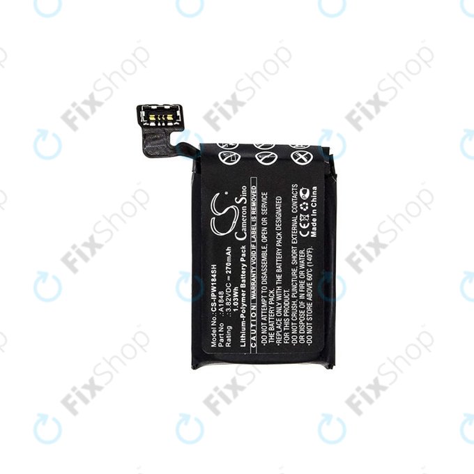 Apple Watch 3 38mm - Baterie A1848 (GPS + Cellular Version) 270mAh HQ