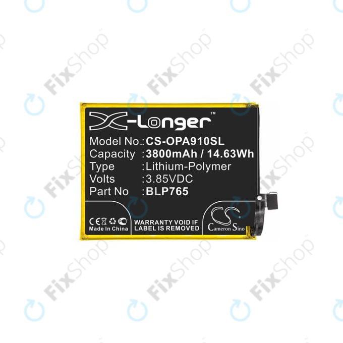 Oppo A91 - Baterie BLP765 3800mAh HQ