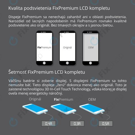 Apple iPhone 8 - LCD Displej + Dotykové Sklo + Rám (Bílá) - Genuine Service Pack 661-08934, 661-09081