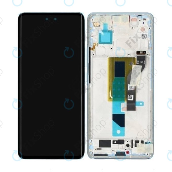 Xiaomi 13 Lite - LCD Displej + Dotykové Sklo + Rám (Lite Blue) - 5600040L9S00 Genuine Service Pack