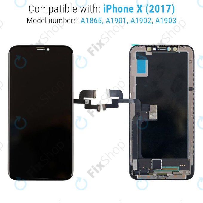 Apple iPhone X - LCD Displej + Dotykové Sklo + Rám Hard OLED FixPremium