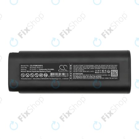Baterie pro Paslode 900400, 3300mAh, Ni-MH, 6V, 404400, BCPAS-404717, HQ