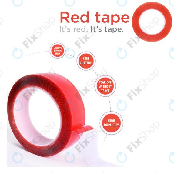 Magic RED Tape - Oboustranná Lepící Páska - 20mm x 25m (Transparentní)