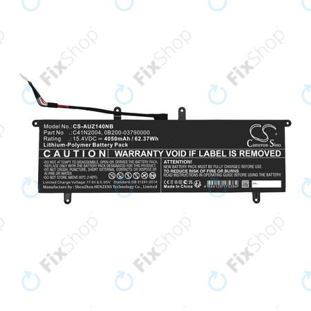 Baterie pro Asus ZenBook DUO 14, 4050mAh, Li-Pol, 15.4V, C41N2004, HQ