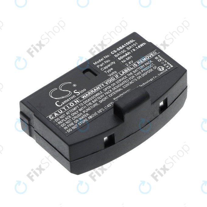 Baterie pro Sennheiser, 60mAh, Ni-MH, 2.4V, BA150, HQ