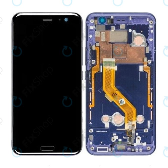 HTC U11 - LCD Displej + Dotykové Sklo + Rám (Blue) TFT