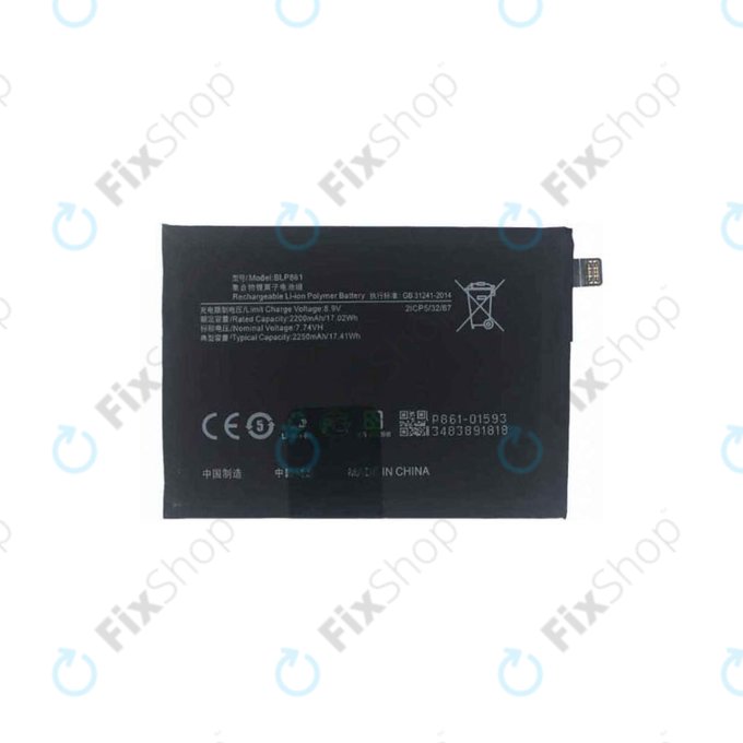 OnePlus Nord 2T CPH2399 CPH2401 - Baterie BLP861 4500mAh