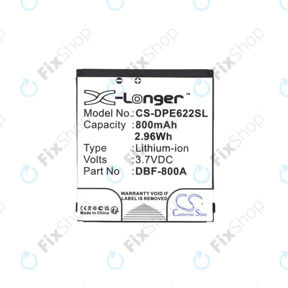 Baterie pro Doro PhoneEasy 2314, 2315, 1360, 520, 800mAh, Li-Ion, 3.7V, DBF-800A, HQ