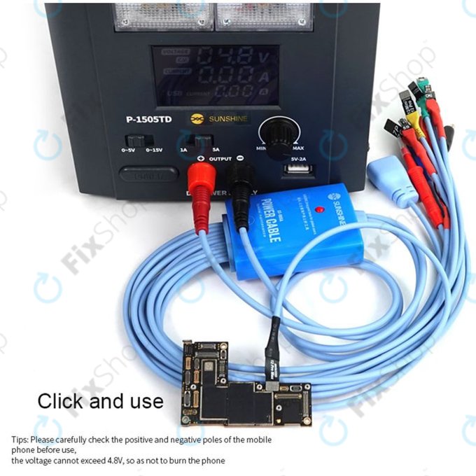 SunShine SS-905A - Sada Napájecích Kabelů (iPhone 5S - 12 Pro Max, Samsung)