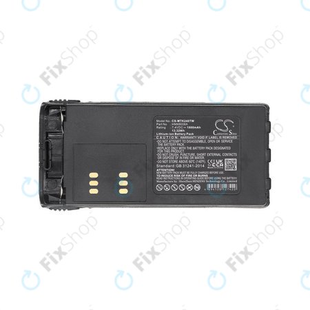 Baterie pro Motorola MTX, GP, HT, 1800mAh, Li-Ion, 7.4V, HNN9008A, HQ
