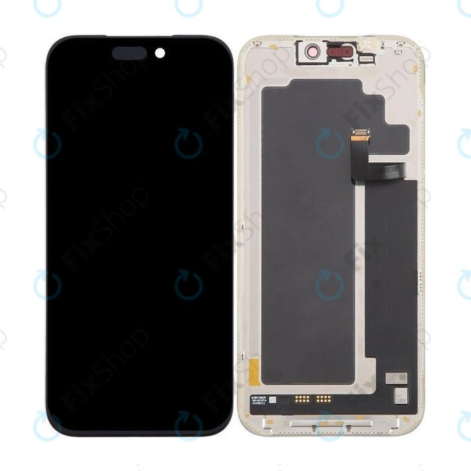 Displej Soft OLED 120Hz pro iPhone 17 Pro Max, Dotykové sklo s rámem, FixPremium PRO
