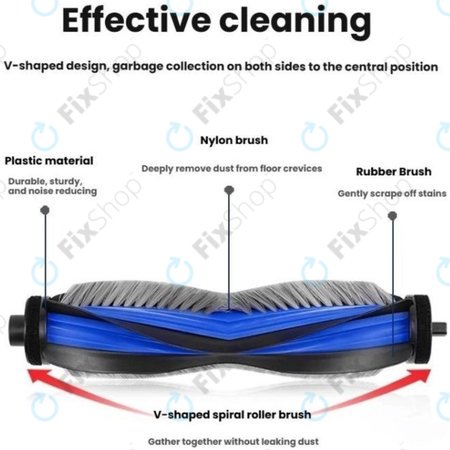 Ecovacs Deebot T50 Omni, T50 Pro Omni, T50 Max, T50 Max Pro Omni, T80 Omni - Hlavní kartáč