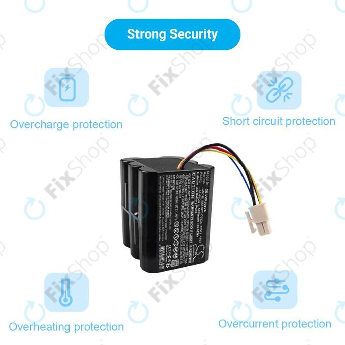 Vorwerk Kobold VR300, Folletto VR300 - Baterie 32579, 4403, 4NCR/18650P2-C002A Li-Ion 14.4V 5800mAh HQ