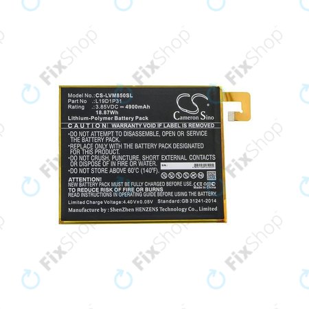 Lenovo Tab M8 - Baterie L19D1P31 4900mAh HQ