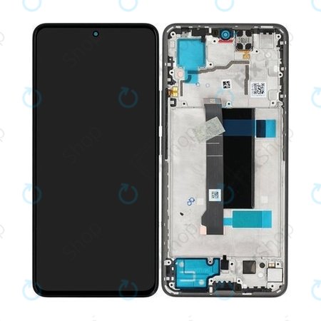 Xiaomi Redmi Note 13 Pro 5G - LCD Displej + Dotykové Sklo + Rám (Midnight Black) - 5600020N1600 Genuine Service Pack