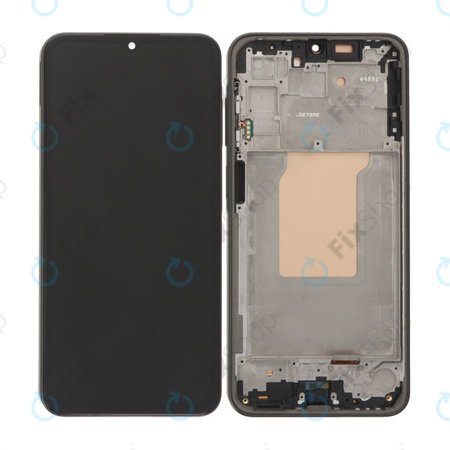 Samsung Galaxy A26 A266E - LCD Displej + Dotykové Sklo + Rám (Black) TFT