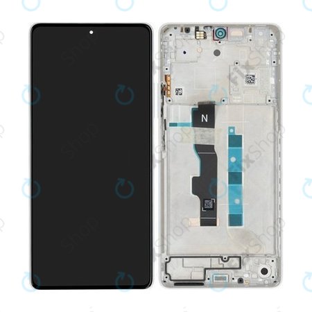 Xiaomi Redmi Note 13 5G 2312DRAABC - LCD Displej + Dotykové Sklo + Rám (Arctic White) - 5600040N1700 Genuine Service Pack