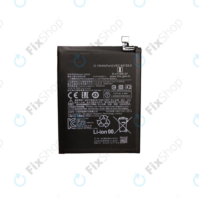 Xiaomi Poco M3 Pro, Redmi 10 (2022) - Baterie BN5A 5000mAh