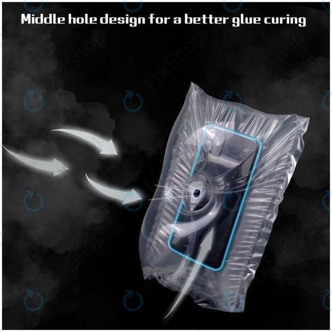 2UUL - Vzduchový Lis na Opravy Skel Telefonů (40 kapes)