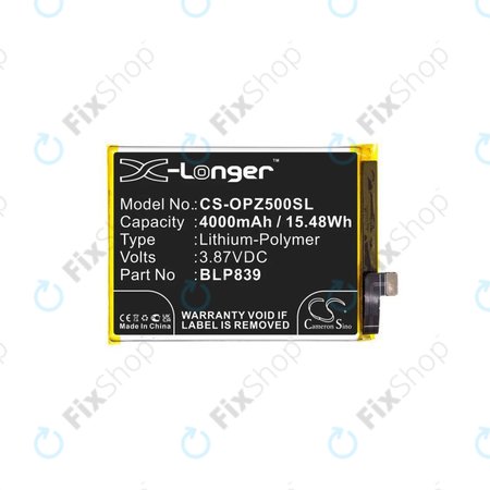 Oppo Reno 5 Z 5G CPH2211 - Baterie BLP839 4000mAh HQ