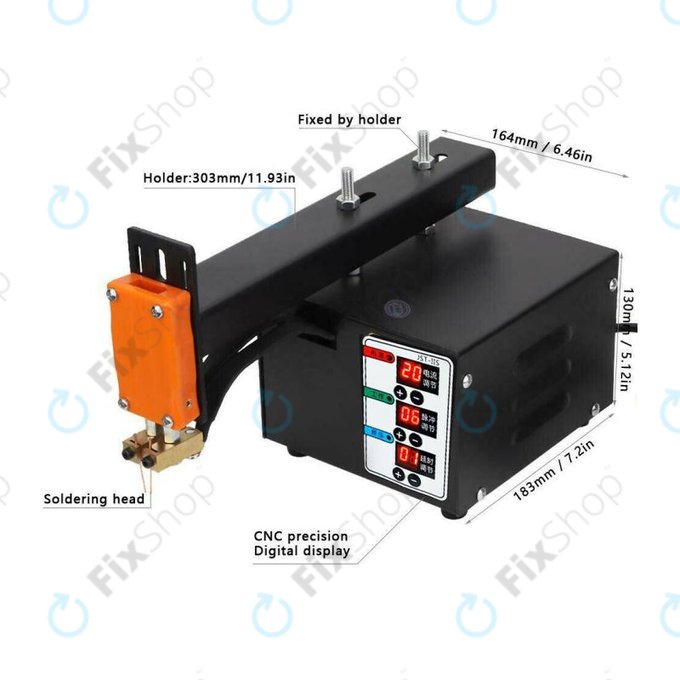 JST-IIS - 3KW High Power 18650 - Pulzní Svářečka na Lithiové Baterie
