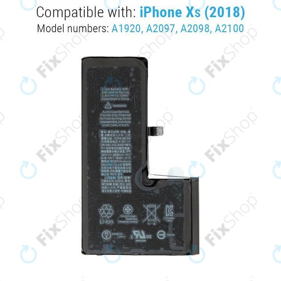 Apple iPhone XS - Baterie 2658mAh FixPremium