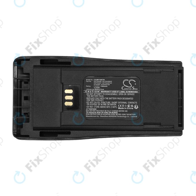 Baterie pro Motorola CP140, 150, 160, 200, DP1400, GP3188, 1800mAh, Li-Ion, 7.2V, NNTN4496, HQ