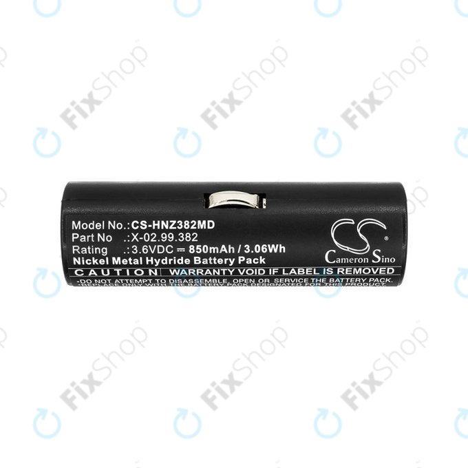 Baterie pro Heine Beta Handles, Heine Ophthalmoscope Beta 200, 850mAh, Ni-MH, 3.6V, X-02.99.382, BATT/110904-A1, HQ