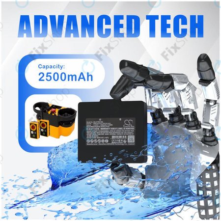 Baterie pro Hetronic, 2500mAh, Ni-MH, 3.6V, RHE3620KG, HQ