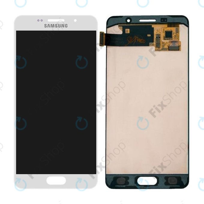 Samsung Galaxy A5 A510F (2016) - LCD Displej + Dotykové Sklo (White) - GH97-18250A Genuine Service Pack