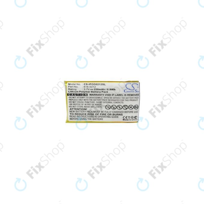 Apple iPod Shuffle (1st Gen) - Baterie 616-0212 250mAh HQ