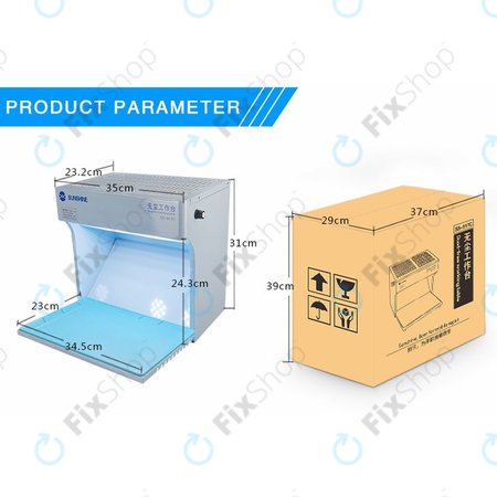 Sunshine SS-917C - Bezprašný Pracovní Stůl pro Opravy