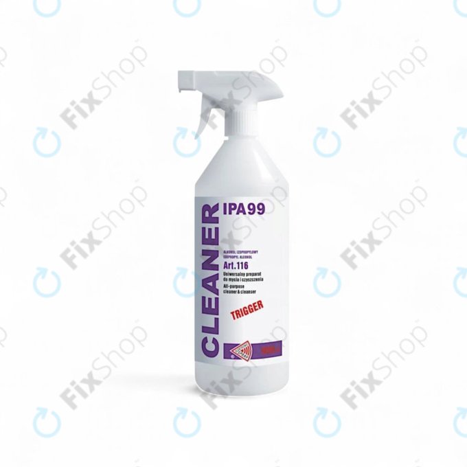 Isopropanol 99% s rozprašovačem, 1000 ml, Cleanser IPA