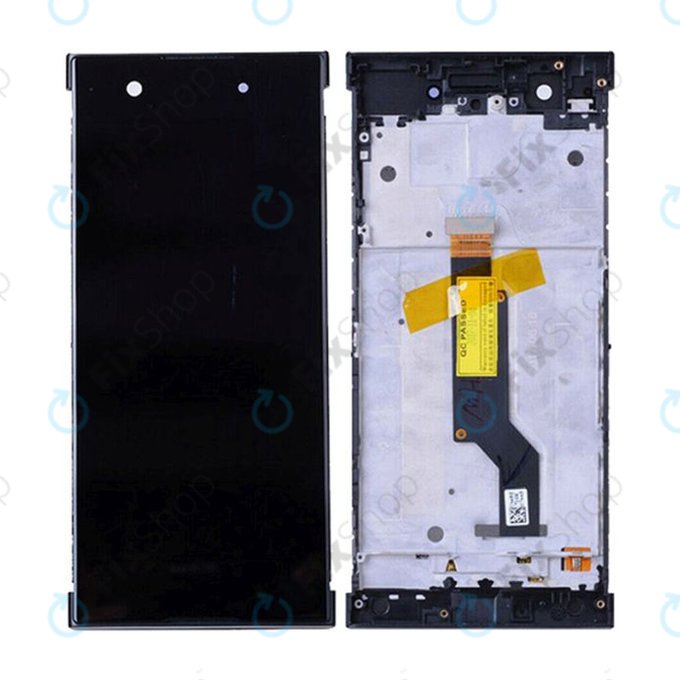 Sony Xperia XA1 G3121 - LCD Displej + Dotykové Sklo + Rám (Black) TFT