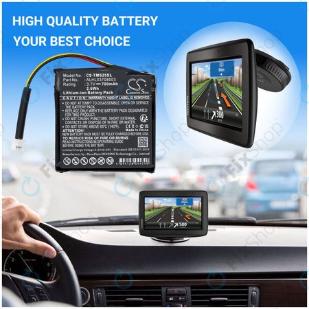 Baterie pro TomTom Star 20, 700mAh, Li-Ion, 3.7V, ALHL03708003, HQ